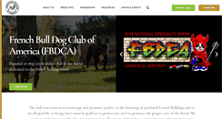 Desktop Screenshot of frenchbulldogclub.org