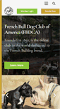 Mobile Screenshot of frenchbulldogclub.org